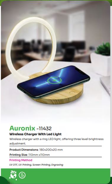 Auronix - 11432 ( Wireless charger with Ledlight )