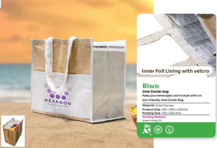 Biwo - 11532 ( Jute cooler bag )