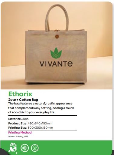 Ethorix - 11355 ( Jute + Cotton bag )
