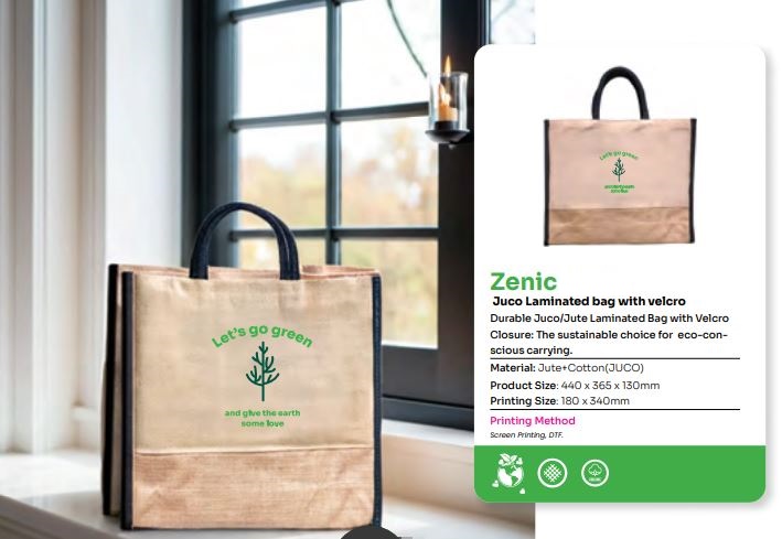 Zenic - 11534 ( Juco Laminated bag with velco )